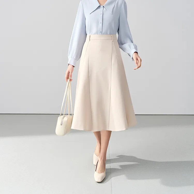 Miss Burde Casual Long Skirts Women's-12