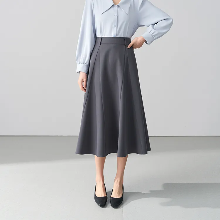 Miss Burde Casual Long Skirts Women's-7