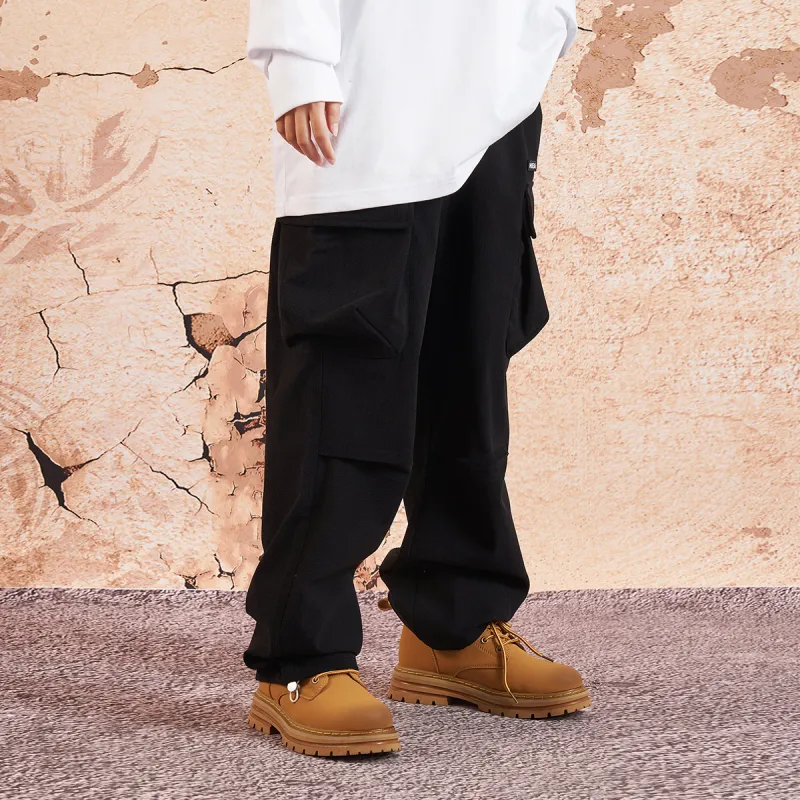 HEA Casual Pants Unisex Black-3