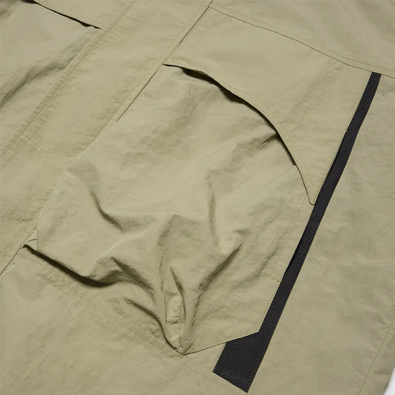 HEA Trench Coat Unisex Light Green-3