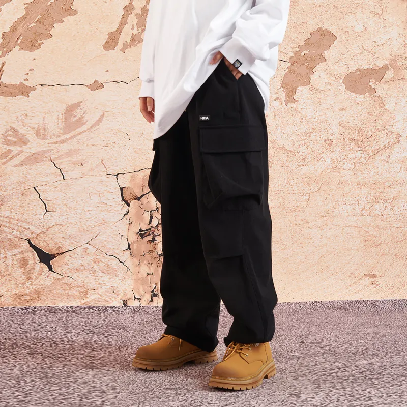 HEA Casual Pants Unisex Black-4