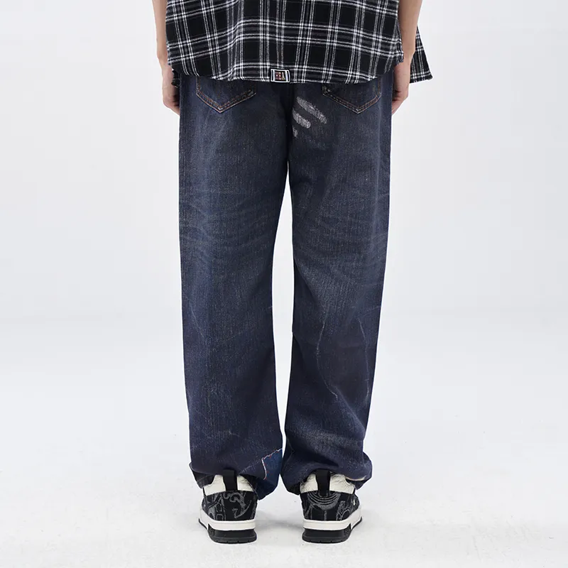 Izzue X HEA Casual Pants Unisex Blue-3