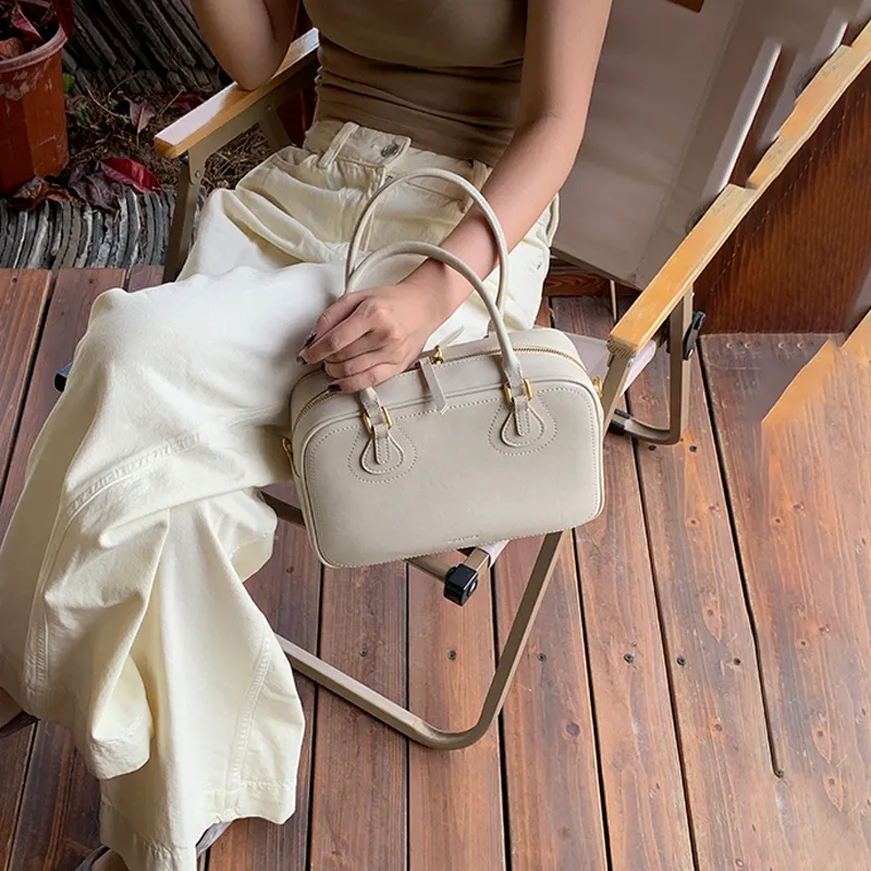 Simedin Cow Leather Handbag Women's Multicolor-1