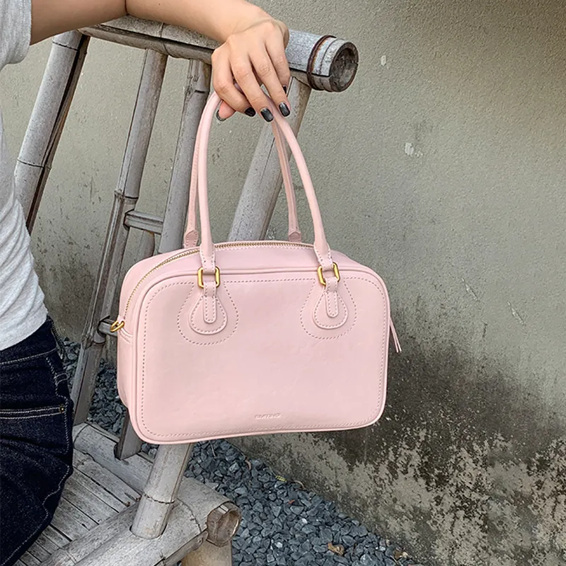 Simedin Cow Leather Handbag Women's Multicolor-12