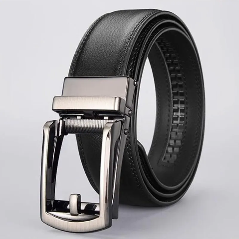 ROSEROOEN Top Grain Cow Leather Belts Men's 3.5cm-11