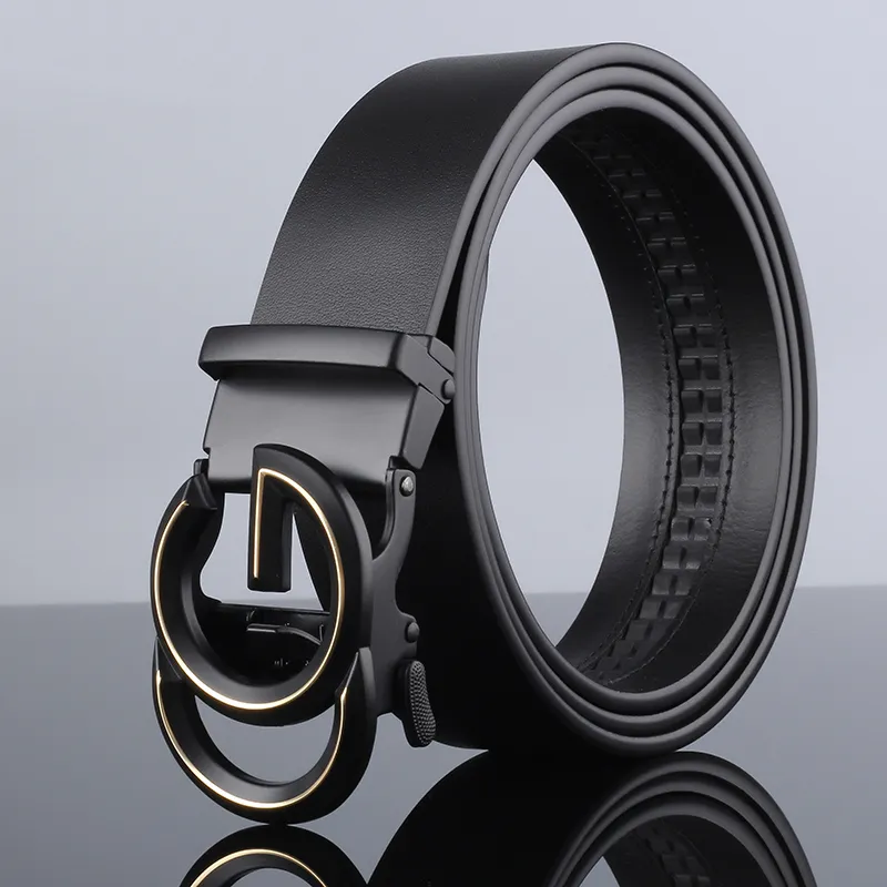 ROSEROOEN Top Grain Cow Leather Belts Men's 3.5cm-4