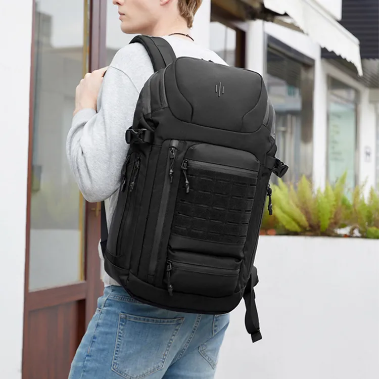 ROSEROOEN Oxford Backpack Regular Unisex Black/Camouflage-6