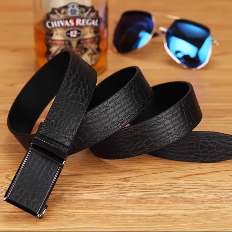 ROSEROOEN Top Grain Cow Leather Belts Men's 3.5cm-5