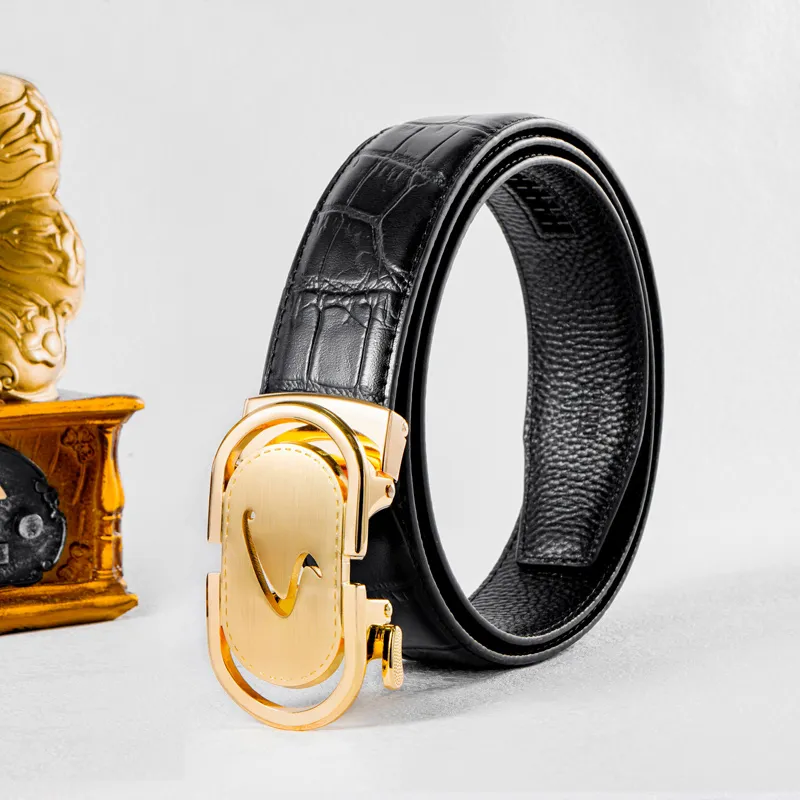 ROSEROOEN Cow Leather Belts Men's 3.5cm-9