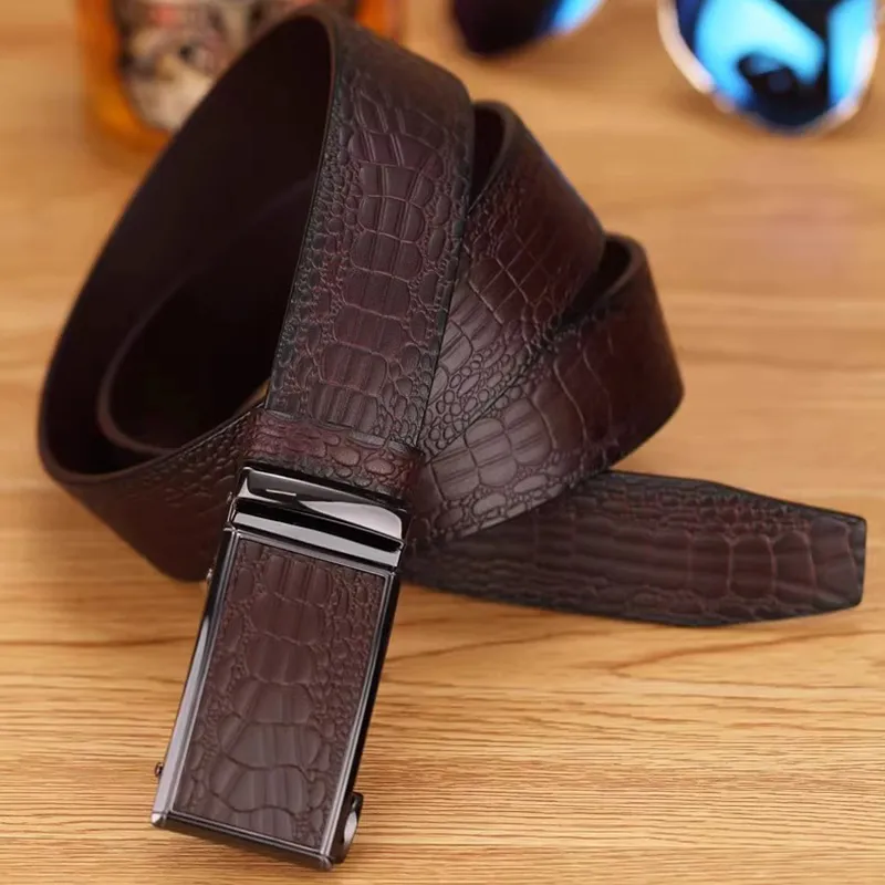 ROSEROOEN Top Grain Cow Leather Belts Men's 3.5cm-8