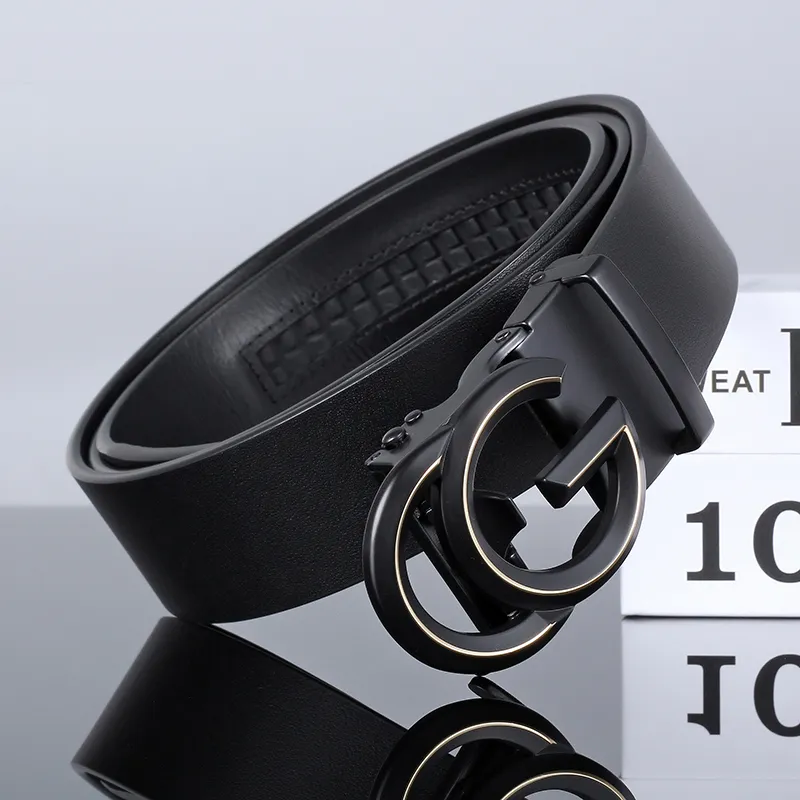 ROSEROOEN Top Grain Cow Leather Belts Men's 3.5cm-3