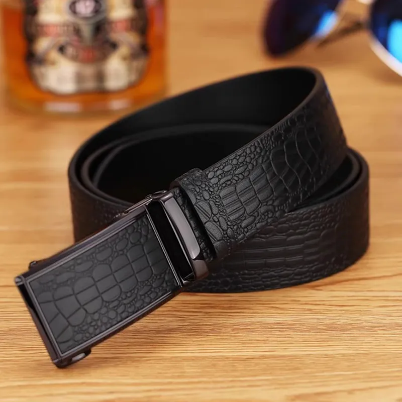 ROSEROOEN Top Grain Cow Leather Belts Men's 3.5cm-4