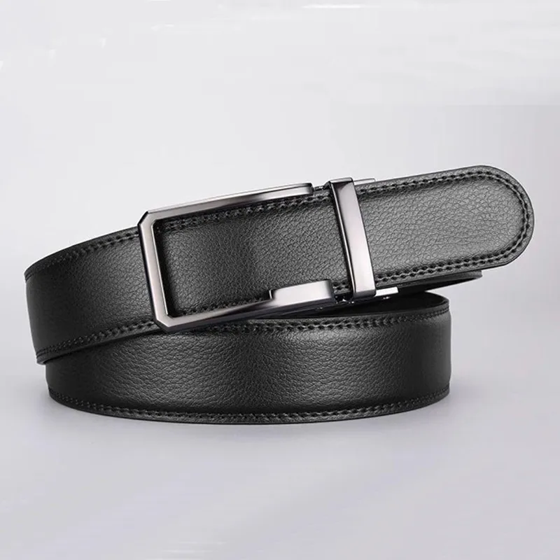 ROSEROOEN Top Grain Cow Leather Belts Men's 3.5cm-1