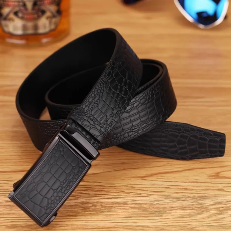 ROSEROOEN Top Grain Cow Leather Belts Men's 3.5cm-3