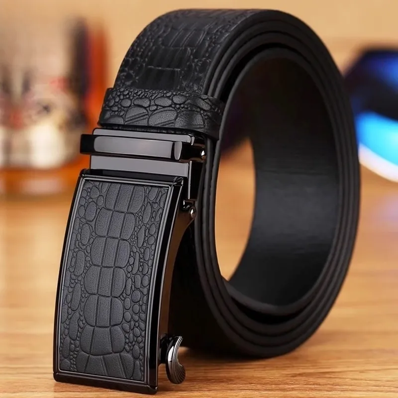 ROSEROOEN Top Grain Cow Leather Belts Men's 3.5cm-6