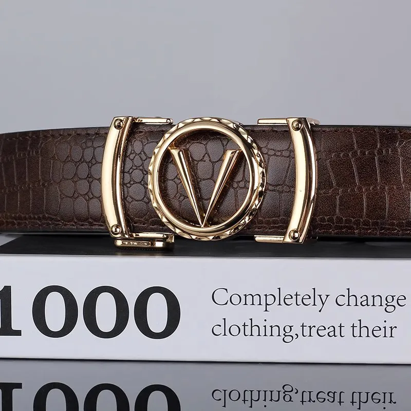 ROSEROOEN Leather Belts Men-4