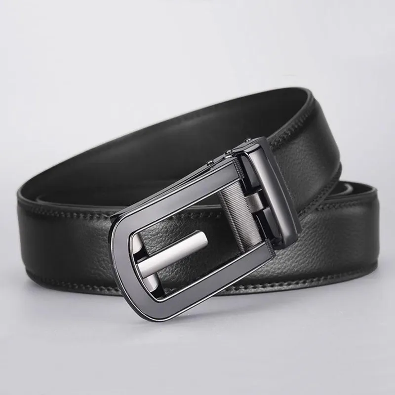 ROSEROOEN Top Grain Cow Leather Belts Men's 3.5cm-4