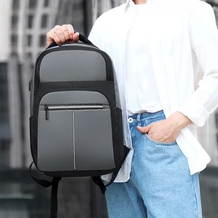 ROSEROOEN Oxford Backpack Regular Gray-4