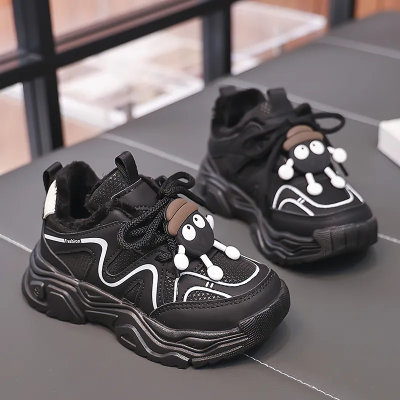 ROBINHOOD Thermal Slip Resistant Low Top Kids Lifestyle Shoes Kids'-5