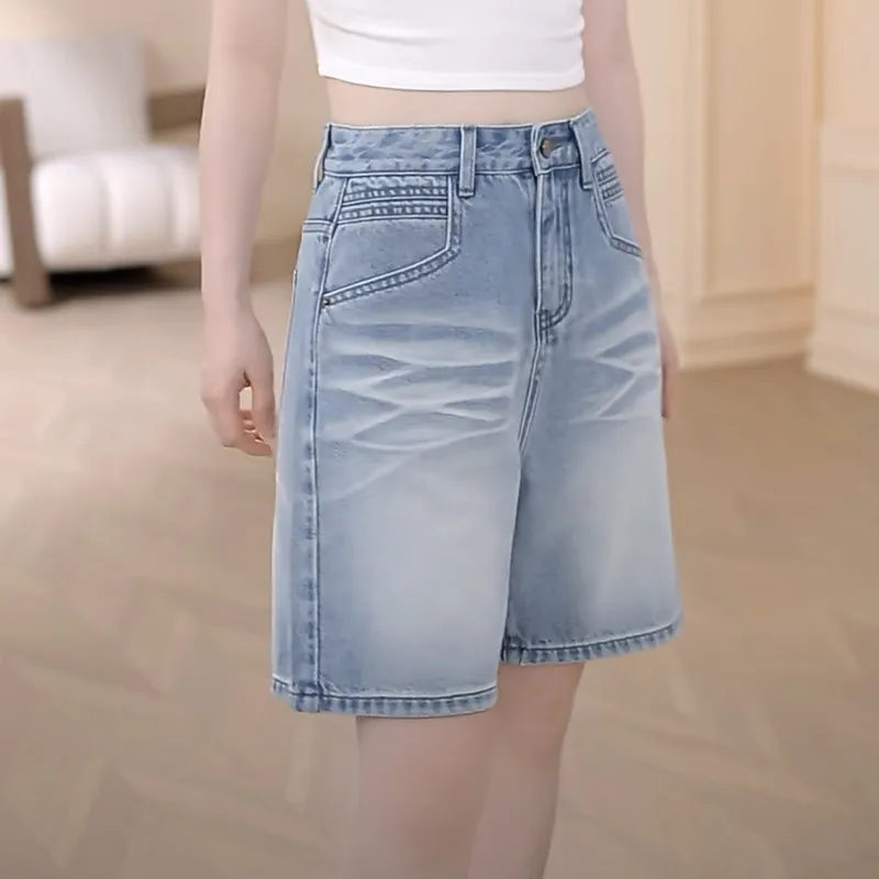 PIERRE CARDIN Denim Shorts Women's-5
