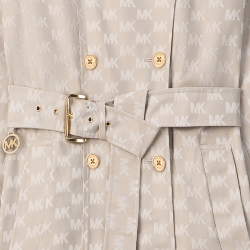 MICHAEL KORS Trench Coats Women's Natural - POIZON