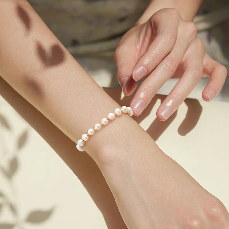 HEZUAN Freshwater Pearl Bracelets Women's-3