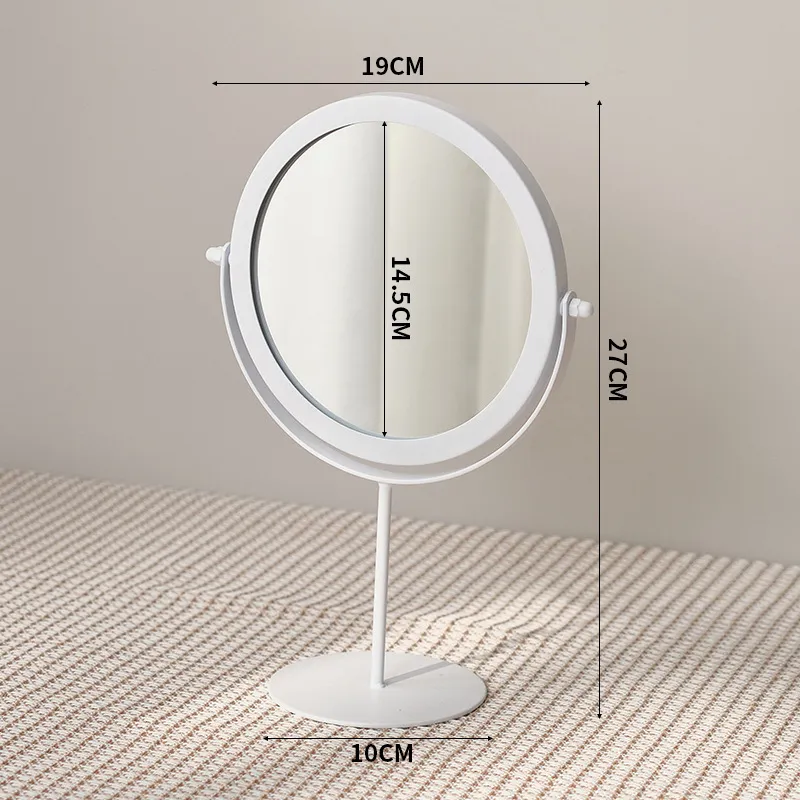 Future Maple Bathroom Vanity Table Desktop Rotatable Standable Make Up Mirrors-3