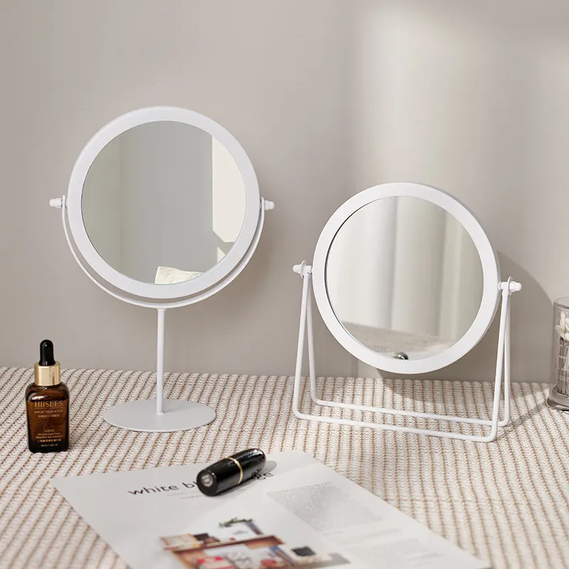 Future Maple Bathroom Vanity Table Desktop Rotatable Standable Make Up Mirrors-4