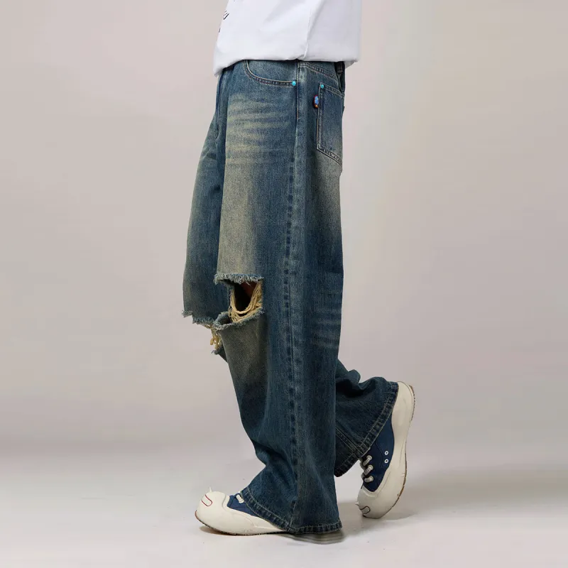 CANOTWAIT_ Jeans Unisex Blue-3
