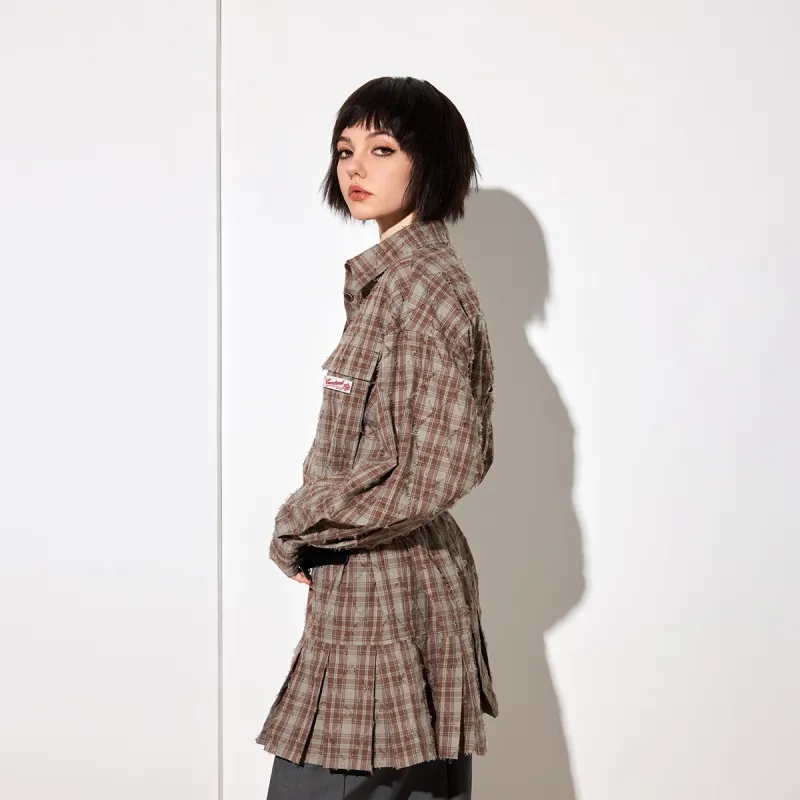 CANOTWAIT_ Spring Summer Long Sleeved Dress Women's-2