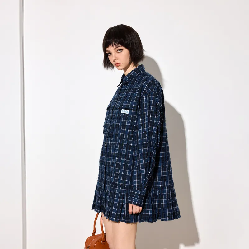 CANOTWAIT_ Spring Summer Long Sleeved Dress Women's-12