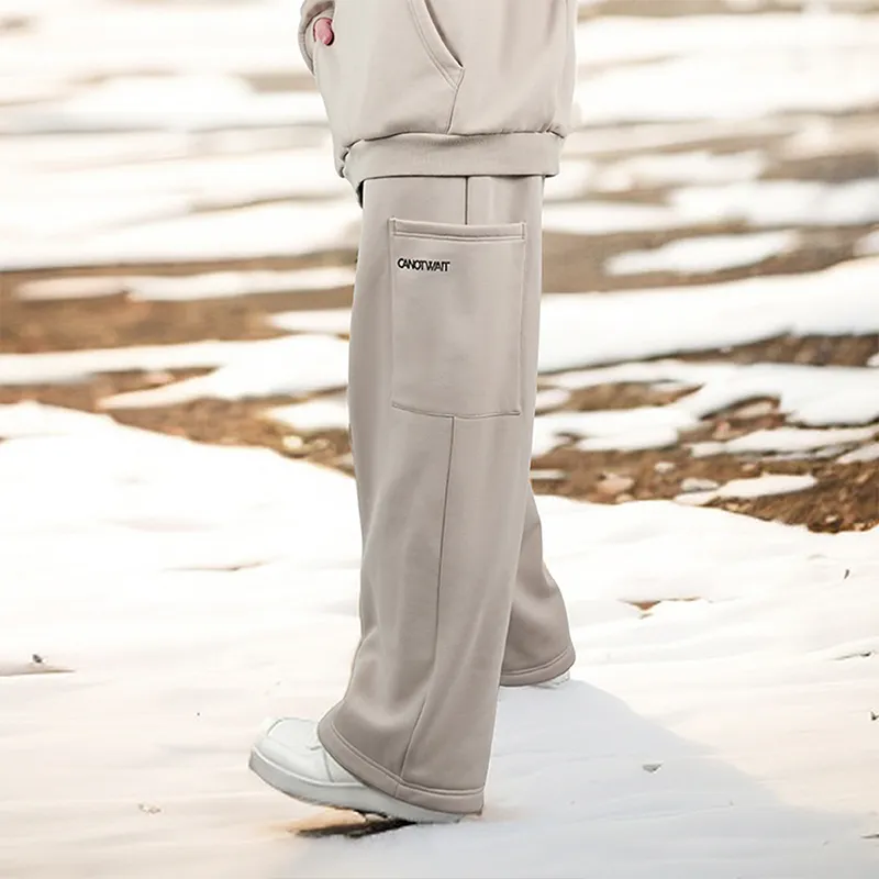 CANOTWAIT_ Knitted Sports Pants Unisex-2