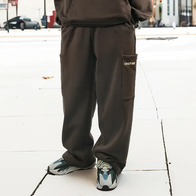 CANOTWAIT_ Knitted Sports Pants Unisex-13