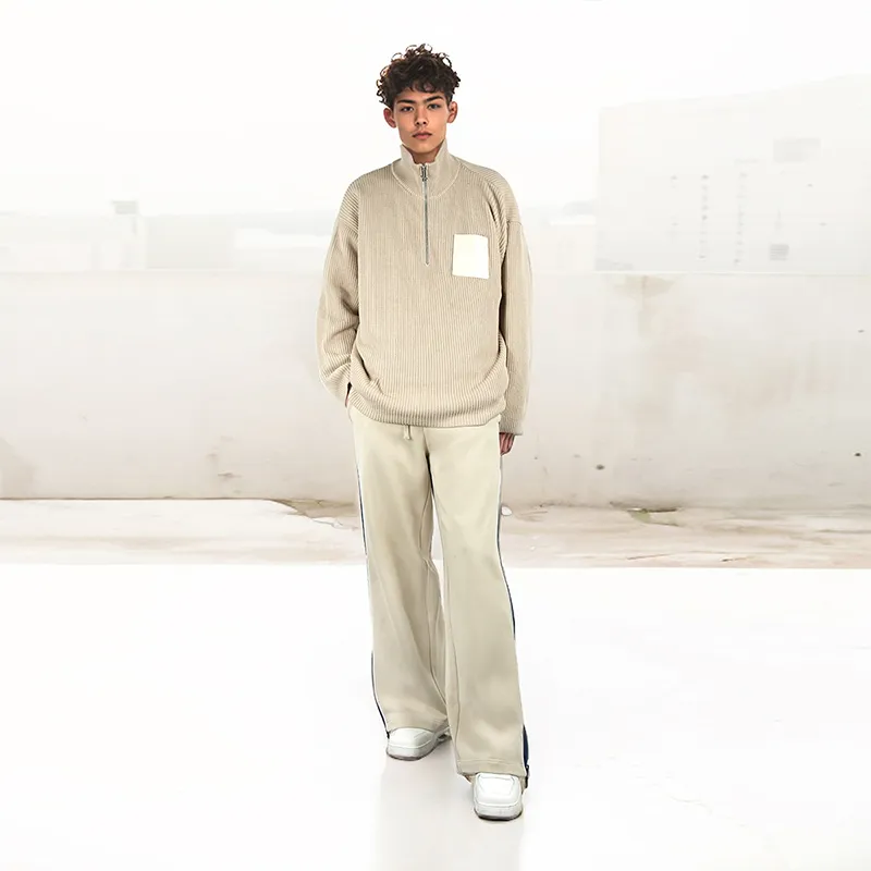 CANOTWAIT_ Knitted Sports Pants Unisex-7