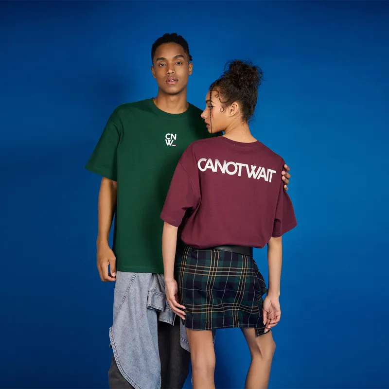 CANOTWAIT_ T Shirts Unisex Red-3