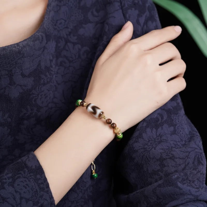 Zheng Baifu Sandalwood Wooden Bracelets Unisex-1