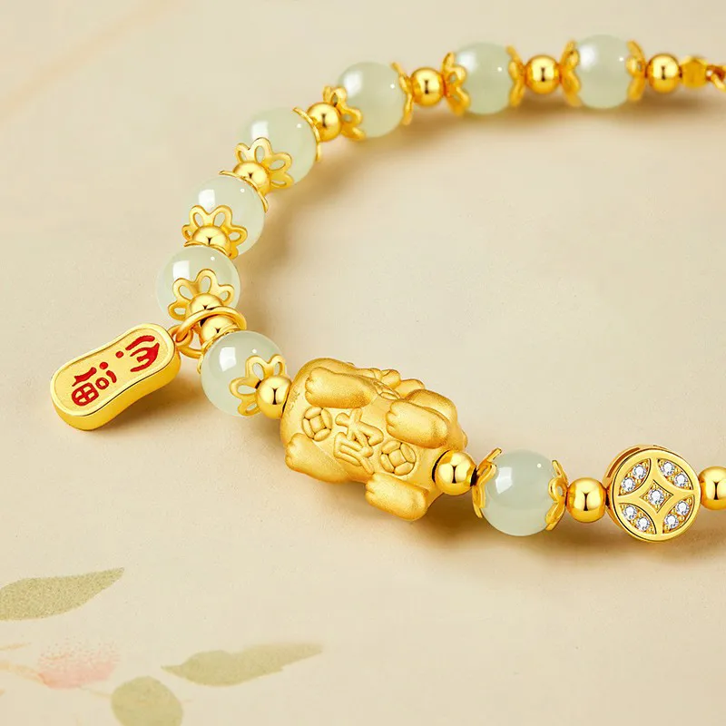 Zheng Baifu Hetian Jade Bracelets White Jade/Pale Greenish White Jade Women's-5