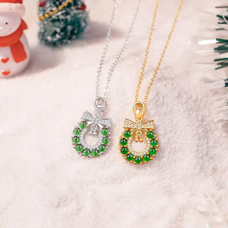 Zheng Baifu Glutinous Jade Jadeite Necklaces Women's-8