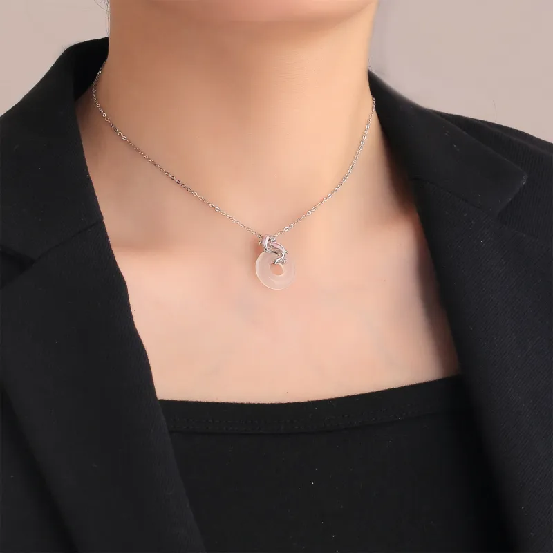 Zheng Baifu Chalcedony Jade Necklaces Women's-1