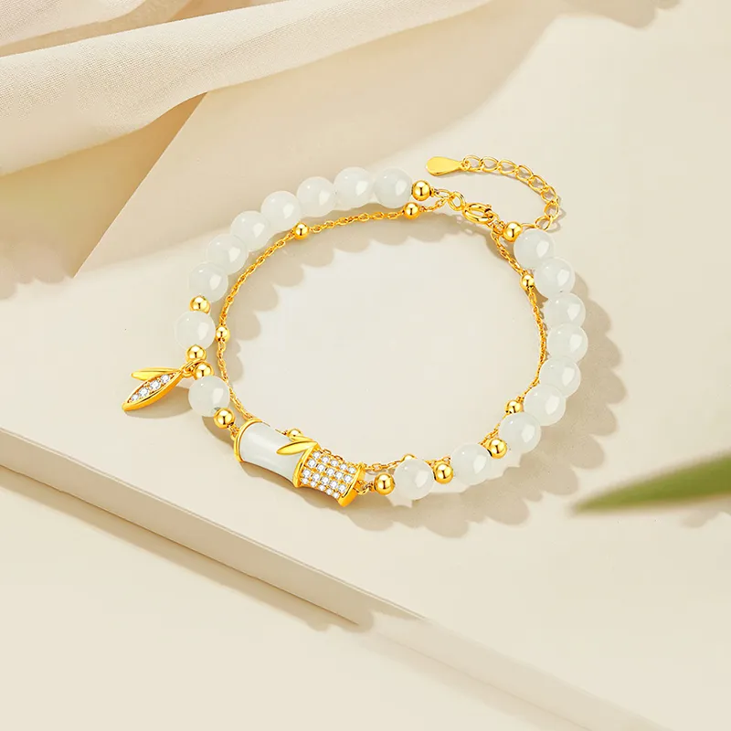 Zheng Baifu Hetian Jade Bracelets White Jade/Pale Greenish White Jade Women's-3