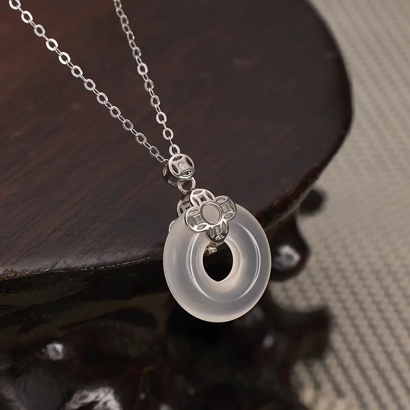 Zheng Baifu Chalcedony Necklaces Women's-4