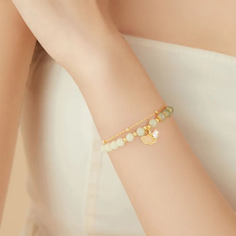 Zheng Baifu Bracelets White Jade/Pale Greenish White Jade Women's-1