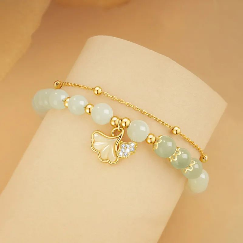 Zheng Baifu Bracelets White Jade/Pale Greenish White Jade Women's-3