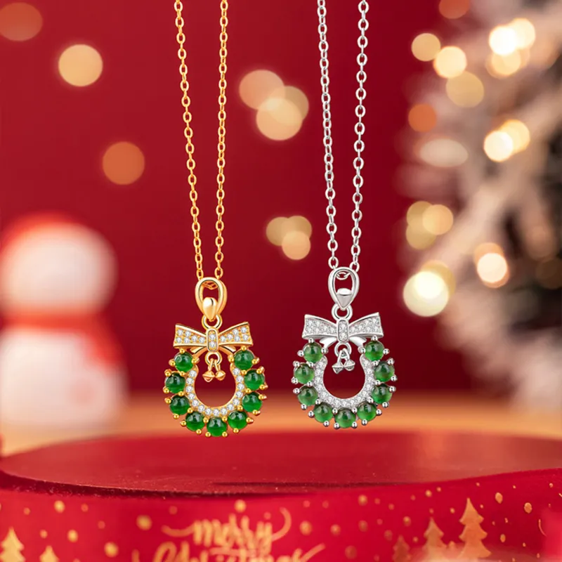 Zheng Baifu Glutinous Jade Jadeite Necklaces Women's-3