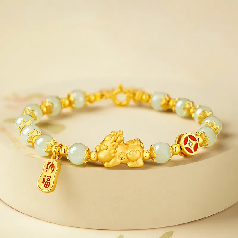 Zheng Baifu Hetian Jade Bracelets White Jade/Pale Greenish White Jade Women's-3