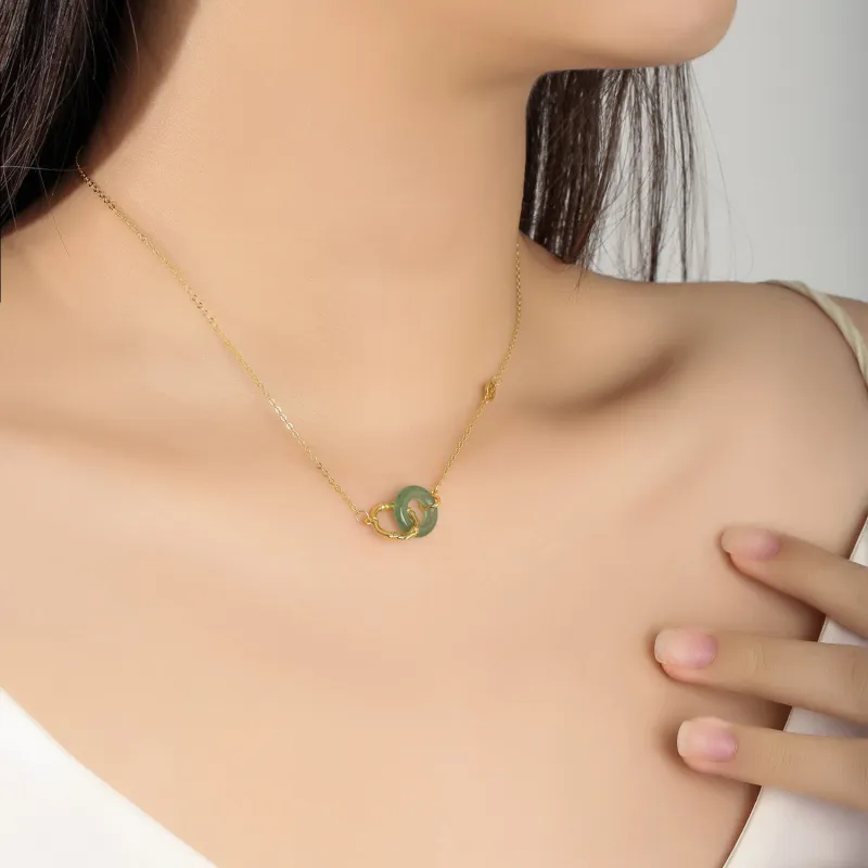 Zheng Baifu Agate Jade Necklaces Women's-1