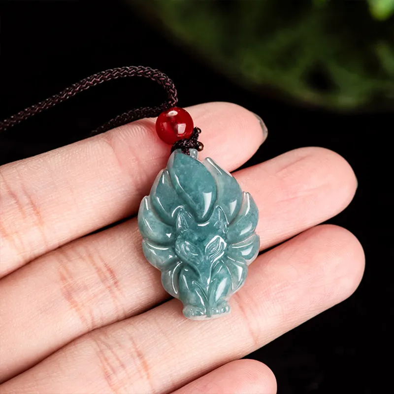 Zheng Baifu Glutinous Jade Jadeite Necklaces Women's-2