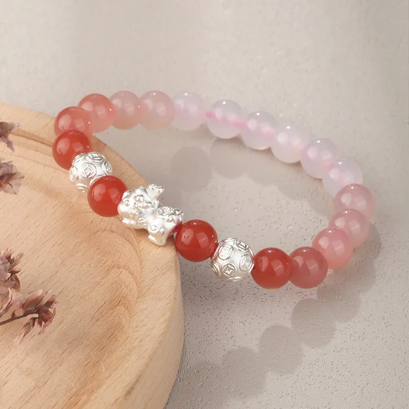Zheng Baifu Natural Agate Bracelets Women's-4