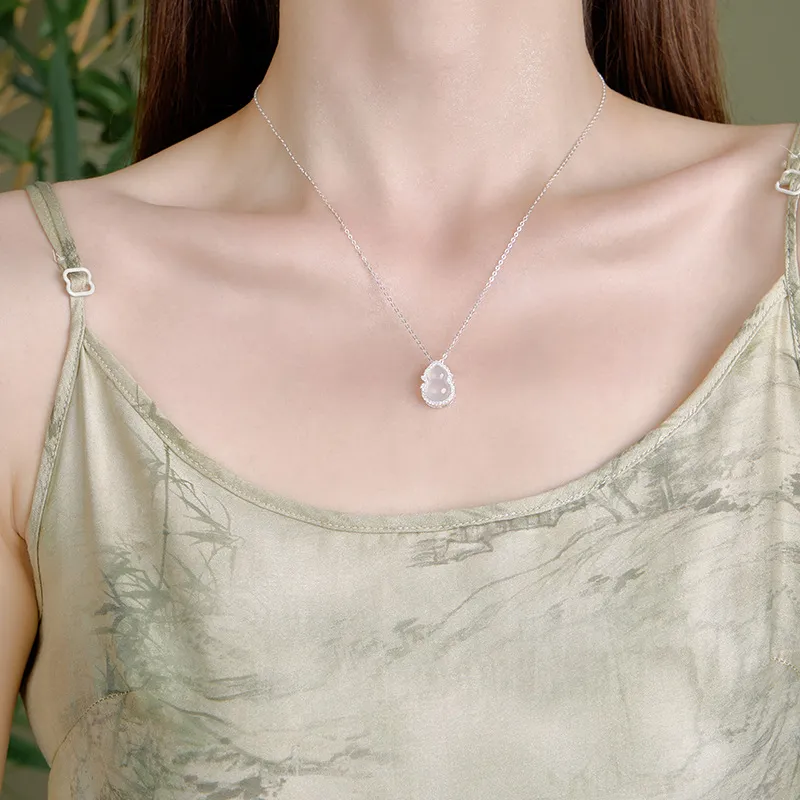 Zheng Baifu Chalcedony Necklaces Women's-3