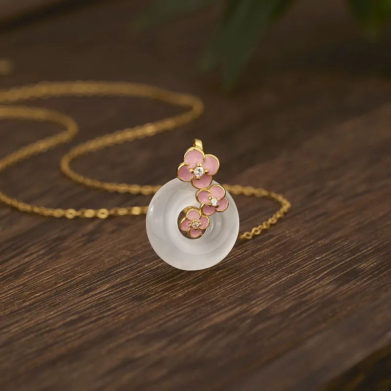 Zheng Baifu Chalcedony Necklaces Women's-2